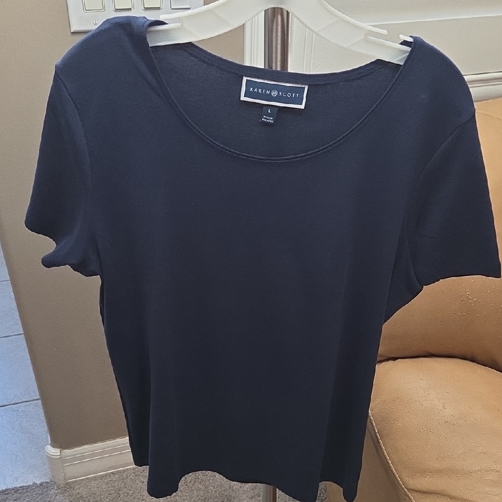 Karen Scott Women's Black Top